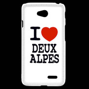 Coque LG L70 I love Deux Alpes