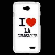 Coque LG L70 I love Guadeloupe