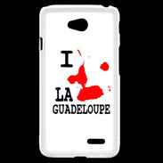 Coque LG L70 i love Guadeloupe 2