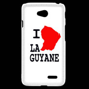 Coque LG L70 I love Guyane 2