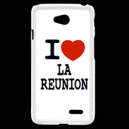 Coque LG L70 I love La Réunion