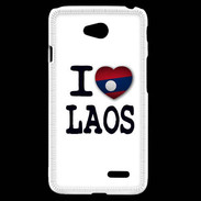 Coque LG L70 I love Laos 2
