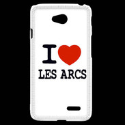 Coque LG L70 I love Les Arcs