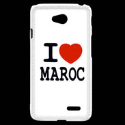 Coque LG L70 I love Maroc
