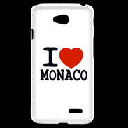 Coque LG L70 I love Monaco