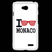 Coque LG L70 I love Monaco 2