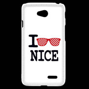 Coque LG L70 I love Nice 2