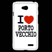 Coque LG L70 I love Porto Vecchio