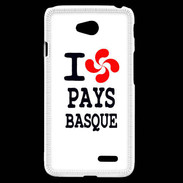Coque LG L70 I love Pays Basque 2