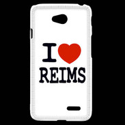Coque LG L70 I love Reims