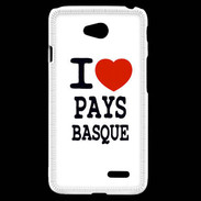 Coque LG L70 I love Pays Basque