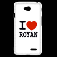 Coque LG L70 I love Royan
