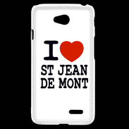 Coque LG L70 I love Saint Jean de Mont