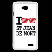 Coque LG L70 I love Saint Jean de Mont 2