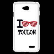 Coque LG L70 I love Toulon 2
