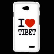 Coque LG L70 I love Tibet