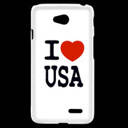 Coque LG L70 I love USA