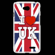 Coque LG L70 I love UK 2