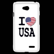 Coque LG L70 I love USA 2