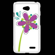 Coque LG L70 fleurs 4