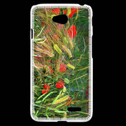 Coque LG L70 DP Coquelicot dans un champs de blé