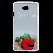 Coque LG L70 Belle rose PR