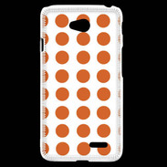 Coque LG L70 pois orange