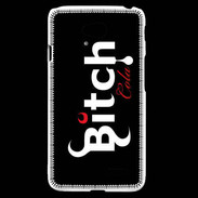 Coque LG L70 Bitch Cola fond noir
