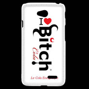 Coque LG L70 I love Bitch Cola