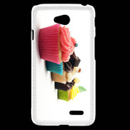 Coque LG L70 Cupcakes en rang PR