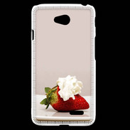 Coque LG L70 Fraise chantilly PR