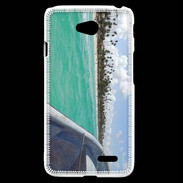 Coque LG L70 Bord de plage en bateau