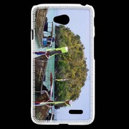 Coque LG L70 DP Barge en bord de plage