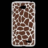 Coque LG L70 motif girafe 2
