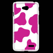 Coque LG L70 vache rose