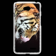 Coque LG L70 Portrait de tigre PB 2