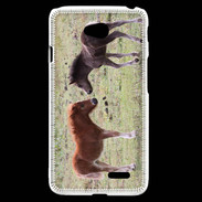 Coque LG L70 Poulains PB 1