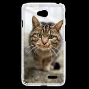 Coque LG L70 Portrait de chat PR