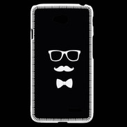 Coque LG L70 moustache & noeud 1