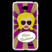 Coque LG L70 Miss business Blonde