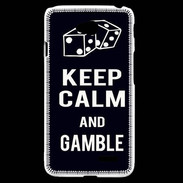 Coque LG L70 Keep Calm Gamble Noir