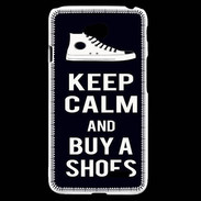 Coque LG L70 Keep Calm Buy Shoes Noir
