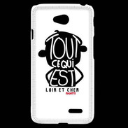 Coque LG L70 Adishatz Humour Loir et Cher