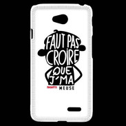 Coque LG L70 Adishatz Humour Meuse