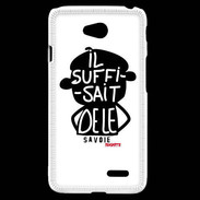 Coque LG L70 Adishatz Humour Savoie