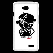 Coque LG L70 Adishatz Humour Marseille