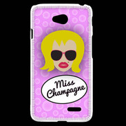 Coque LG L70 Miss Champagne Blonde