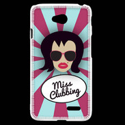 Coque LG L70 Miss Clubbing Brune
