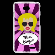 Coque LG L70 Miss Cougar Blonde