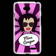 Coque LG L70 Miss Cougar Brune